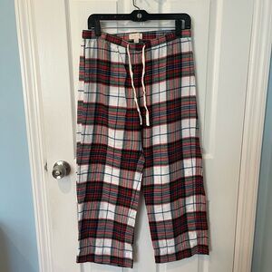 GAP Plaid Pajama Pants with Drawstring